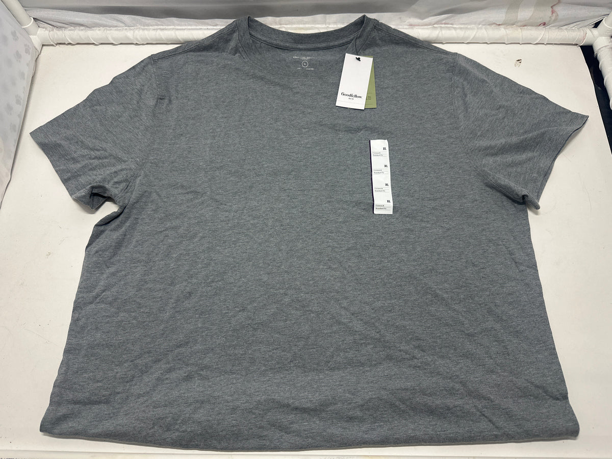 Goodfellow & Co Casual Gray Crew Neck T Shirt Size XL product photo 1