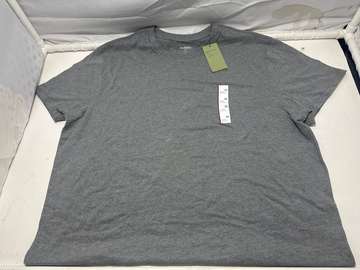 Goodfellow & Co Casual Gray Crew Neck T Shirt Size XXL product photo 1