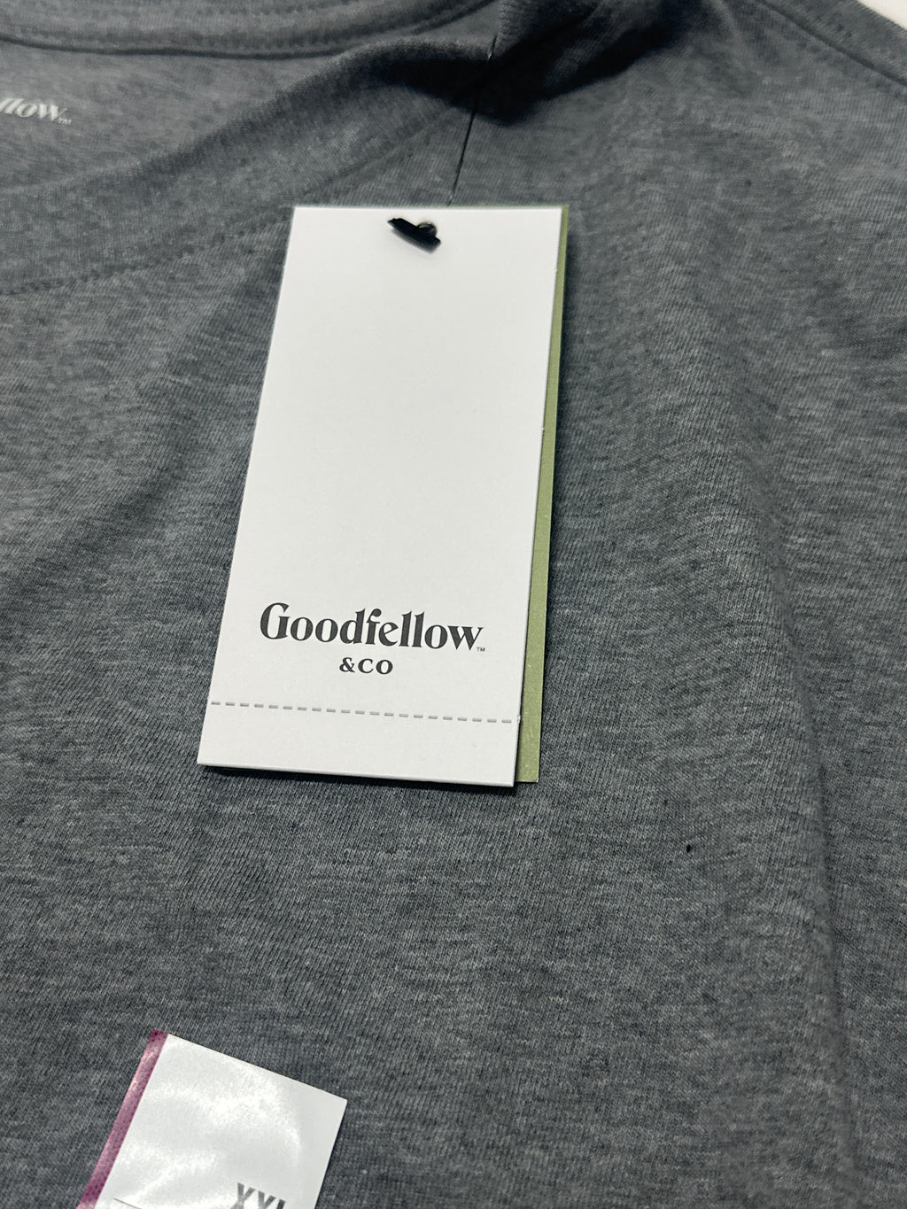 Goodfellow & Co Casual Gray Crew Neck T Shirt Size XXL product photo 4