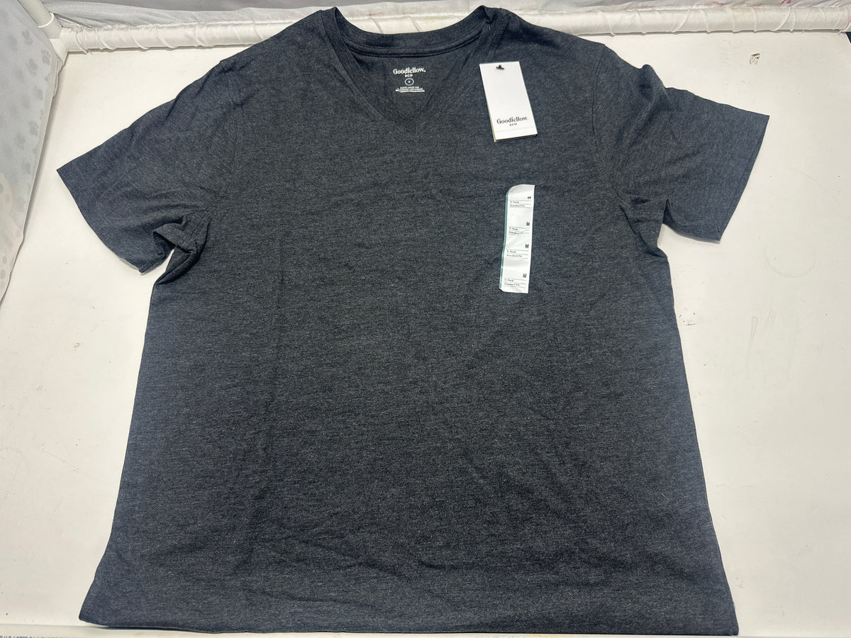 Goodfellow & Co Dark Gray V Neck T Shirt Size M product photo 1