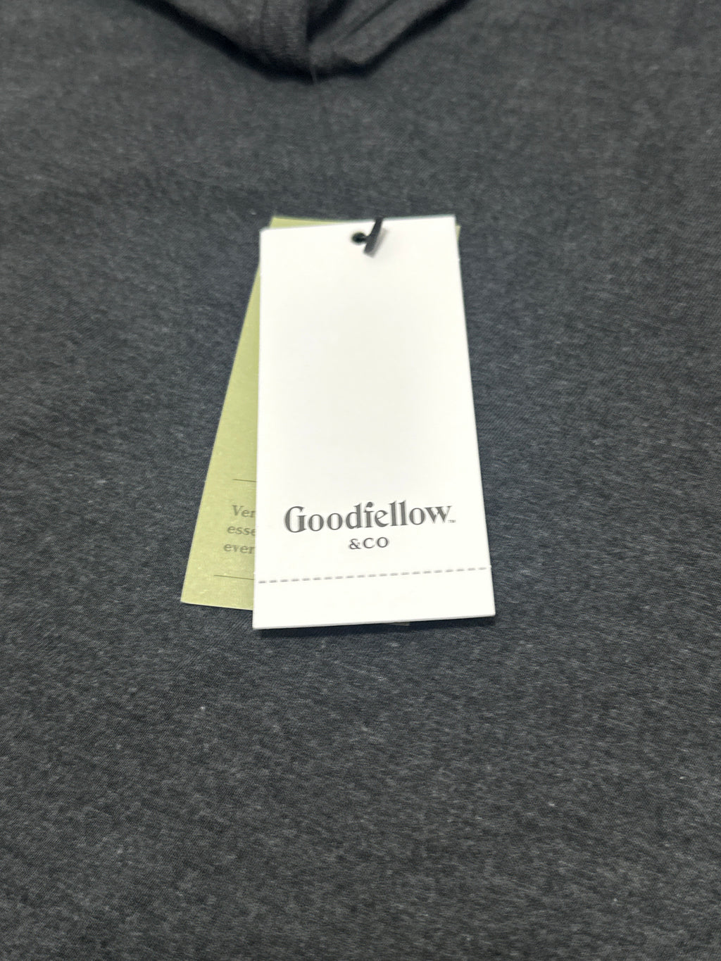 Goodfellow & Co Dark Gray V Neck T Shirt Size XXL product photo 4