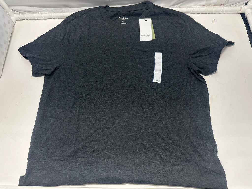 Goodfellow & Co Dark Gray Crew Neck T Shirt Size L product photo 1