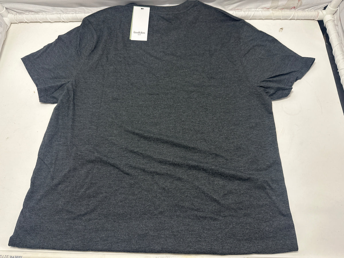 Goodfellow & Co Dark Gray Crew Neck T Shirt Size L product photo 3