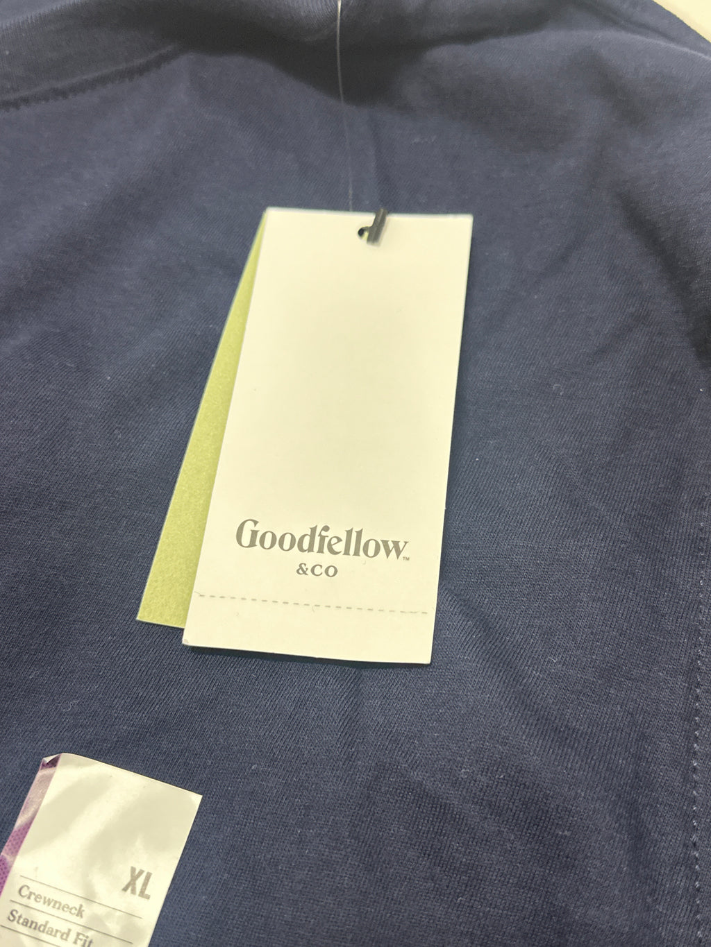Goodfellow & Co Navy Crew Neck T Shirt Size XL