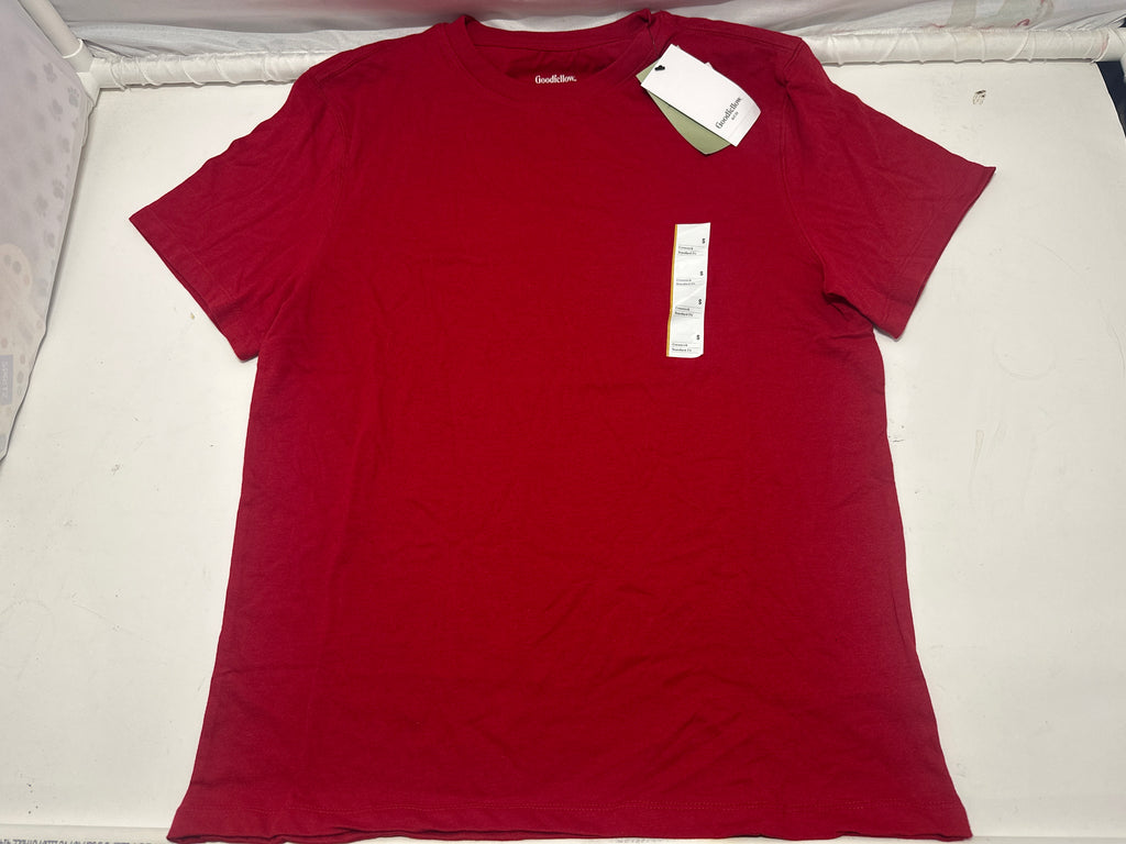 Goodfellow & Co Red Crew Neck T Shirt Size S product photo 1