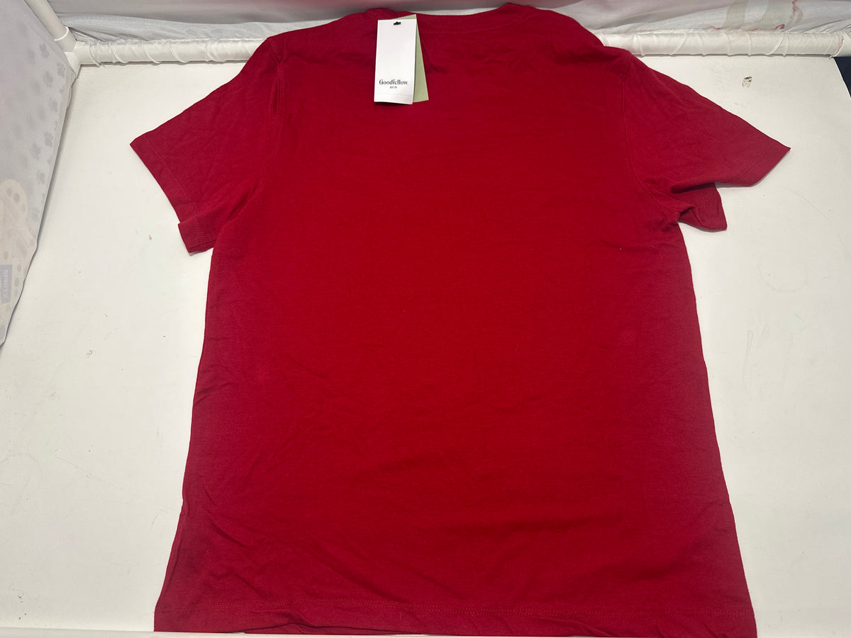 Goodfellow & Co Red Crew Neck T Shirt Size S product photo 3