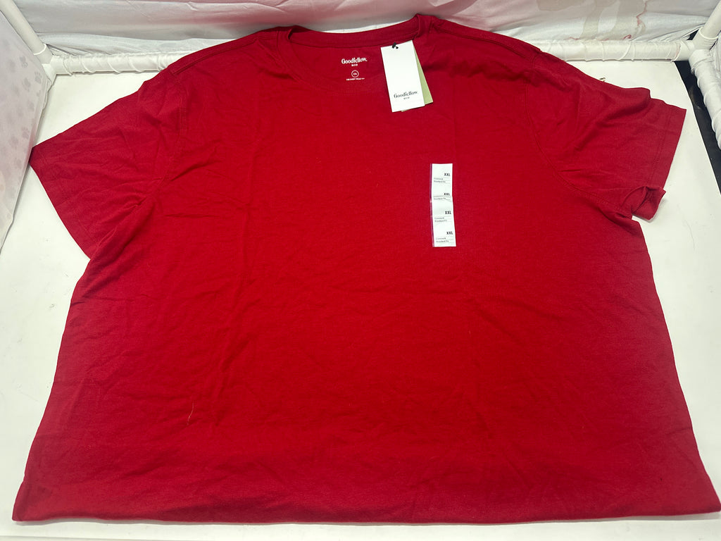 Goodfellow & Co Red Crew Neck T Shirt Size XXL product photo 1