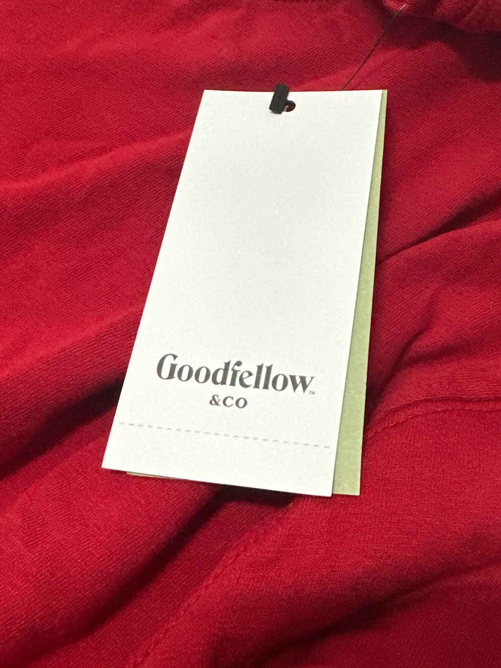 Goodfellow & Co Red Crew Neck T Shirt Size XXL product photo 4