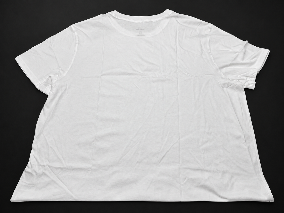 Goodfellow & Co White Crew Neck Standard Fit T Shirt Size XXL