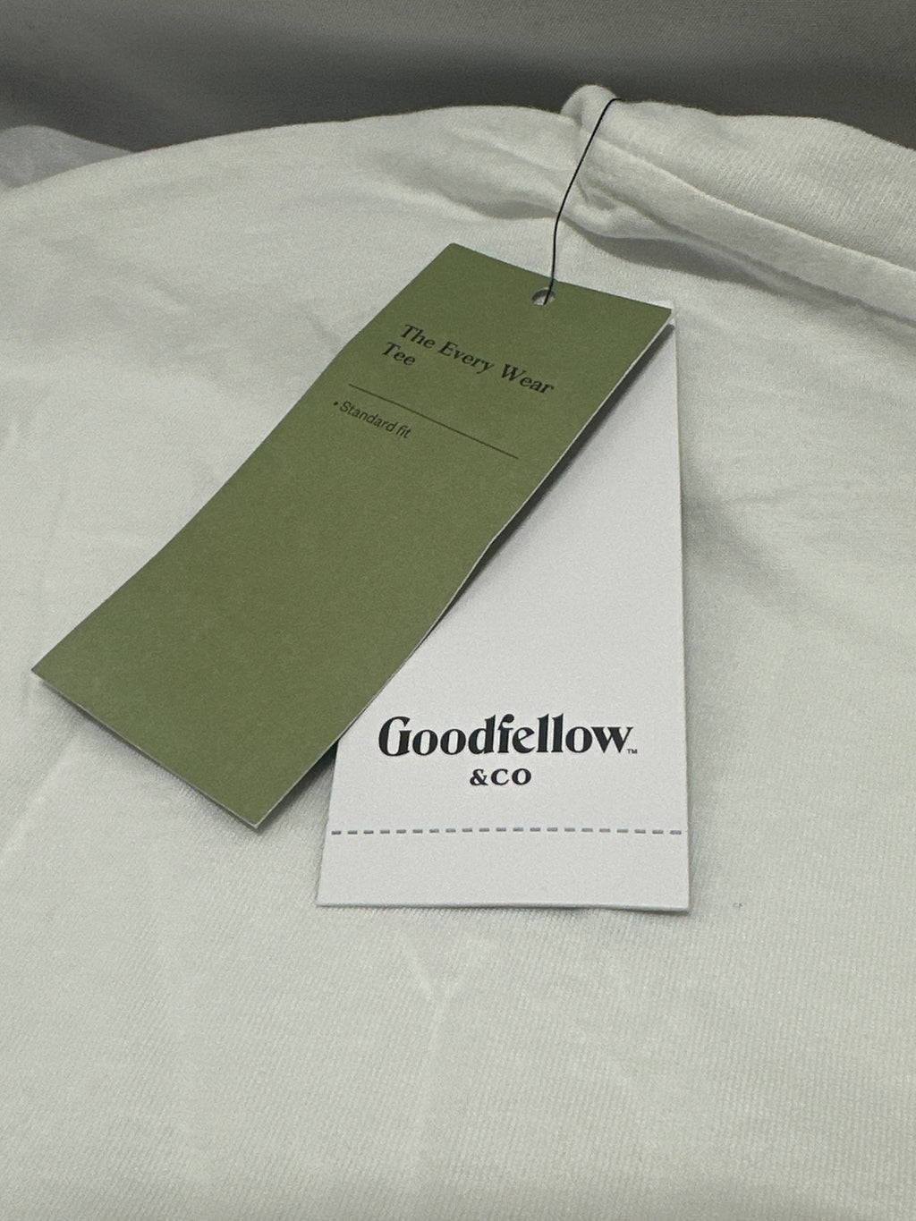 Goodfellow & Co White Crew Neck T Shirt Size XL product photo 4