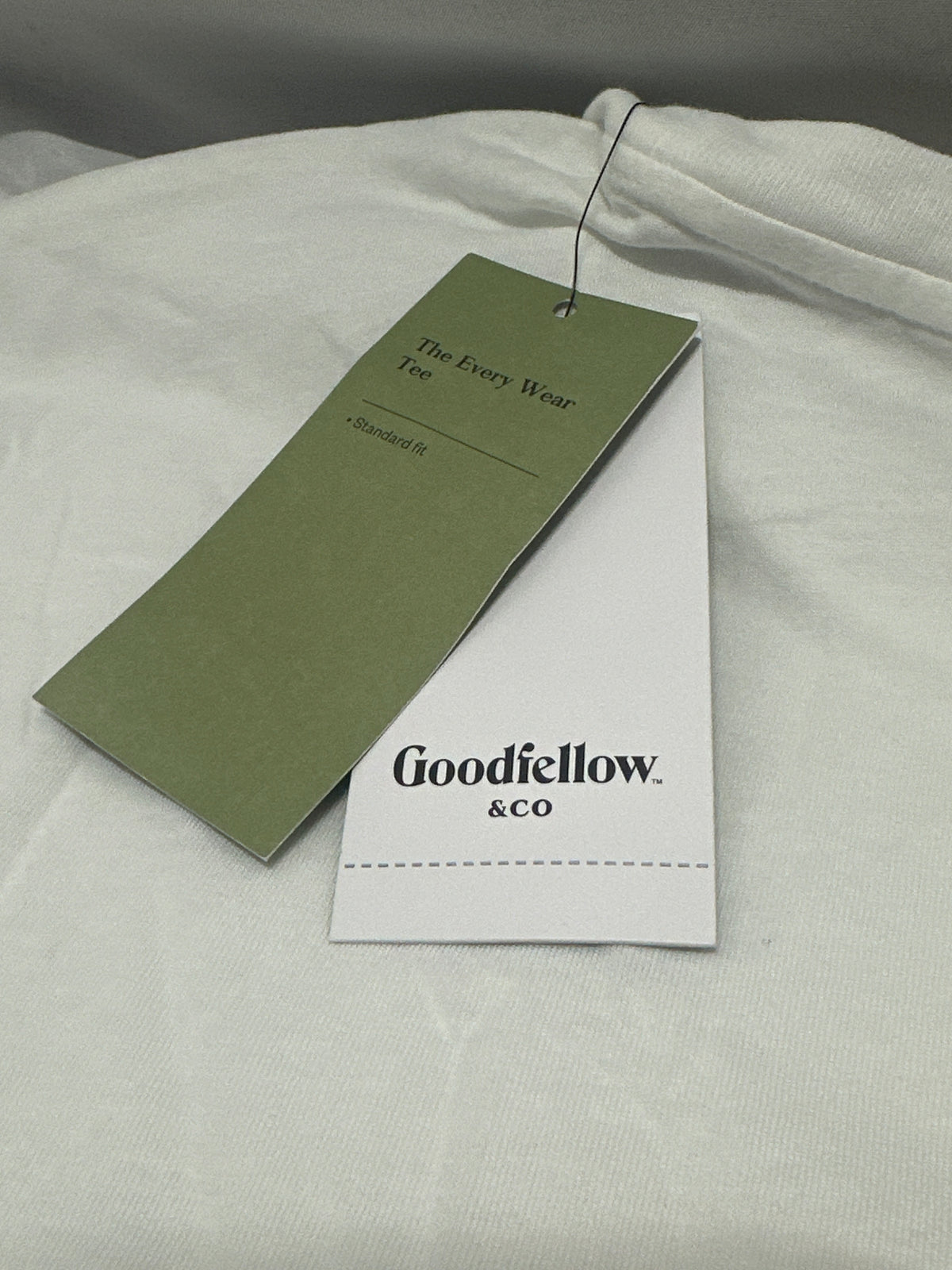 Goodfellow & Co White Crew Neck T Shirt Size XL product photo 4