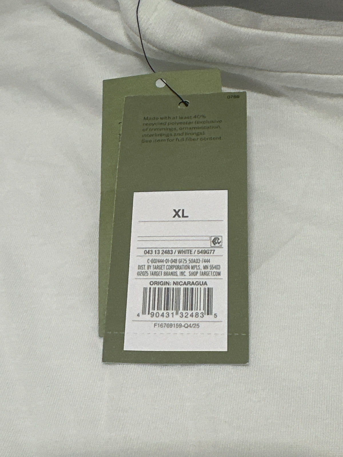 Goodfellow & Co White Crew Neck T Shirt Size XL product photo 5