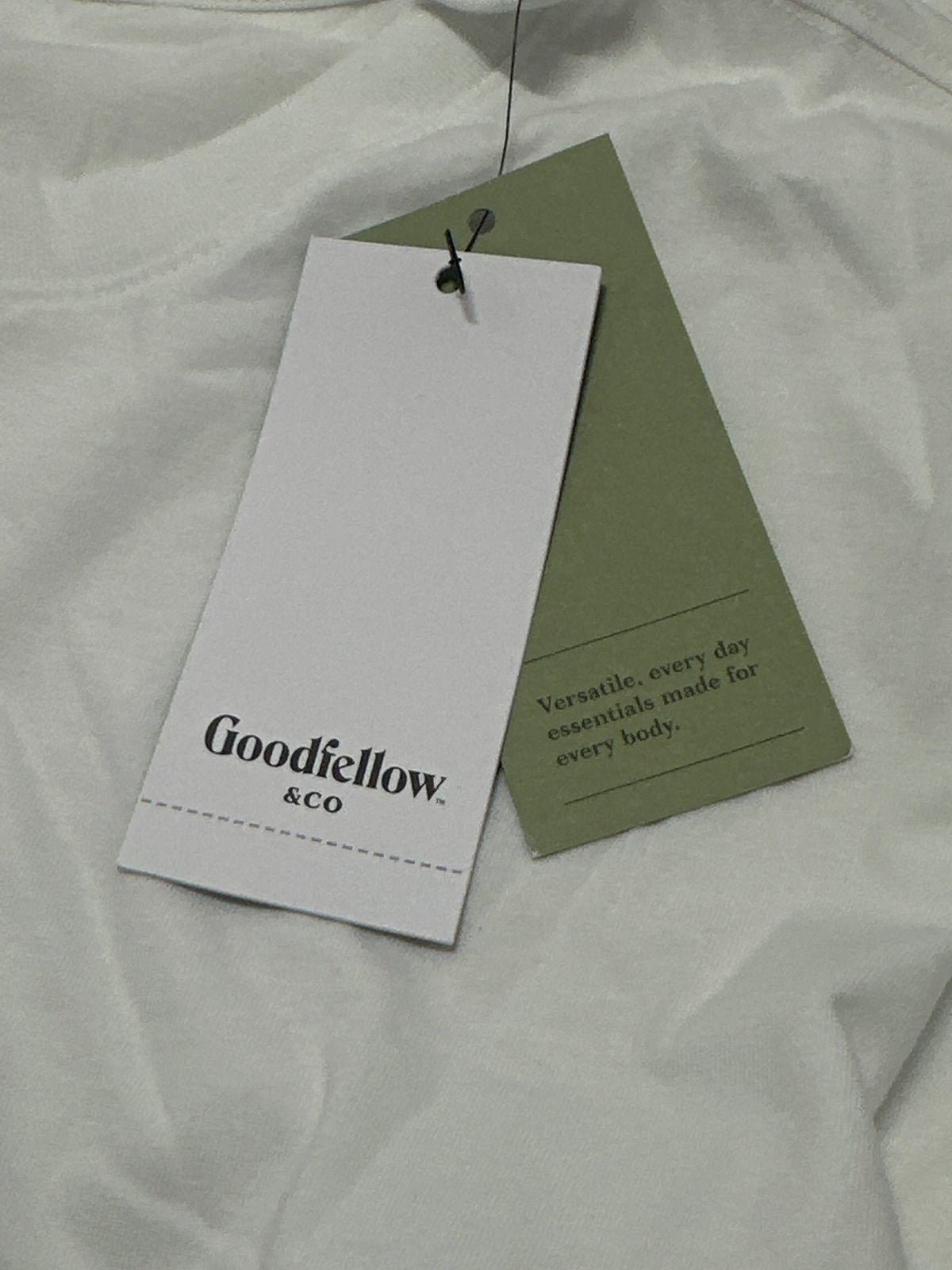 Goodfellow & Co White Crew Neck T Shirt Size XXL product photo 4