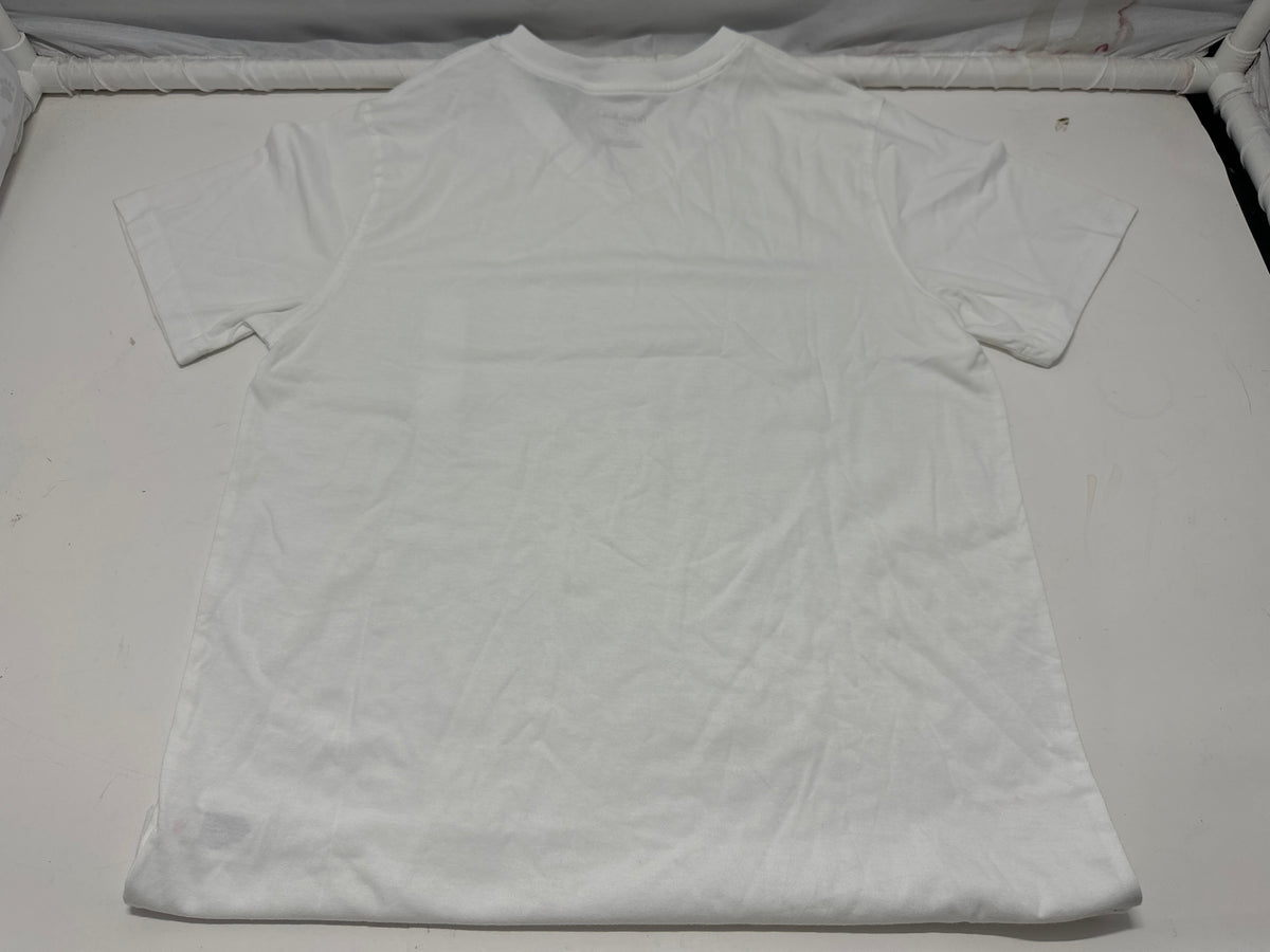 Goodfellow & Co White V Neck T Shirt Size S product photo 3