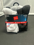 Hanes Premium Boys X-Temp cushion crew socks 10 pack size M