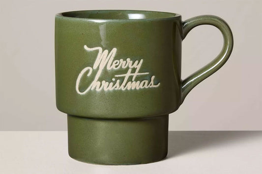 2 Hearth & Hand with Magnolia NWT 14 oz Christmas Theme Stoneware Mug