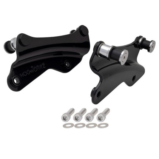 Black 4-Point Docking Hardware Kit for Harley® Touring '14-'25