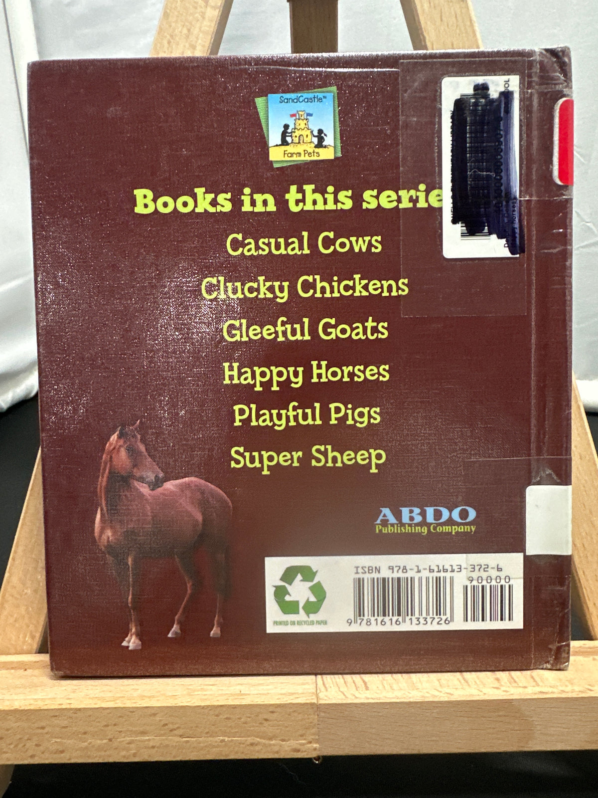 Happy horses by Colleen Dolphin Hardcover Children's Book