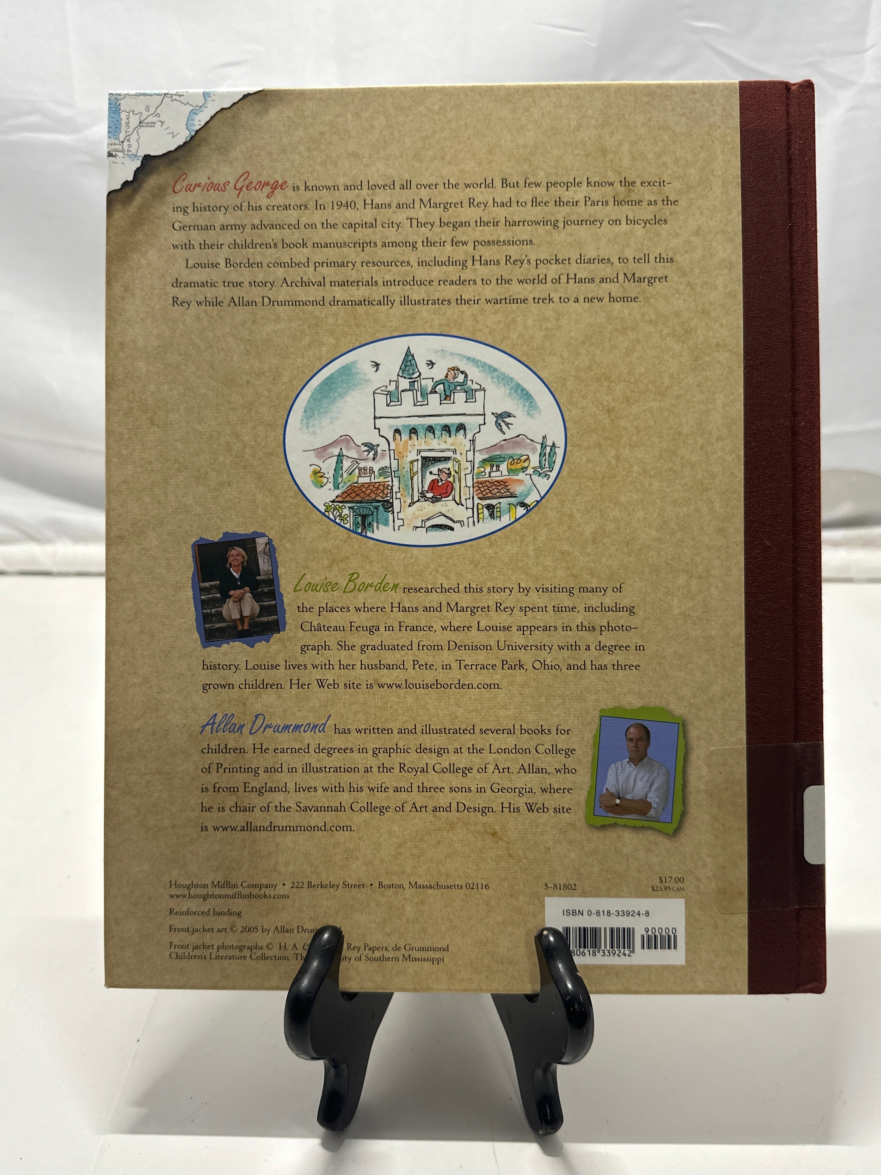 The journey that saved Curious George by Louise Borden Hardcover Children's Book
