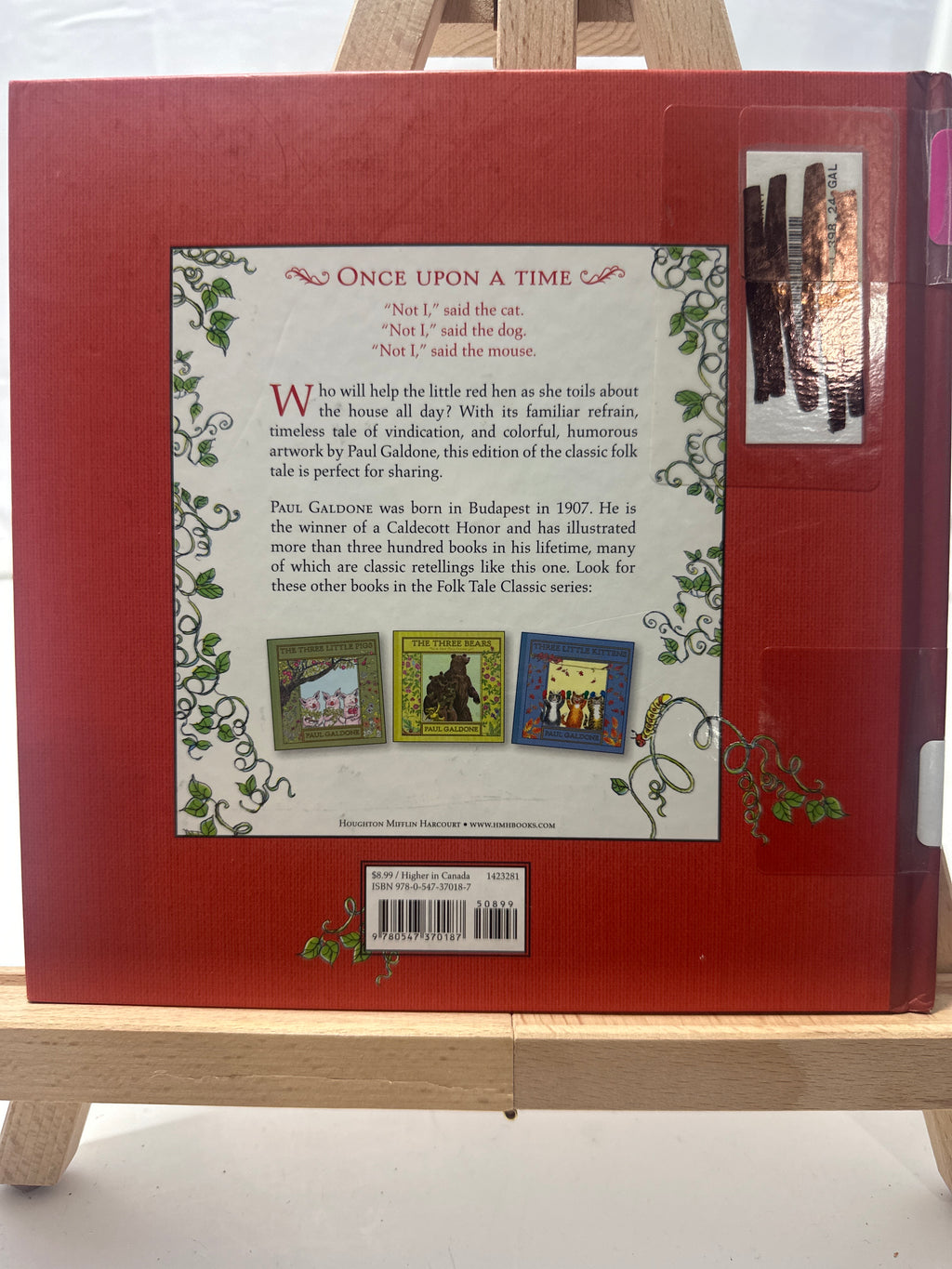 The Little Red Hen by Paul Galdone Hardcover