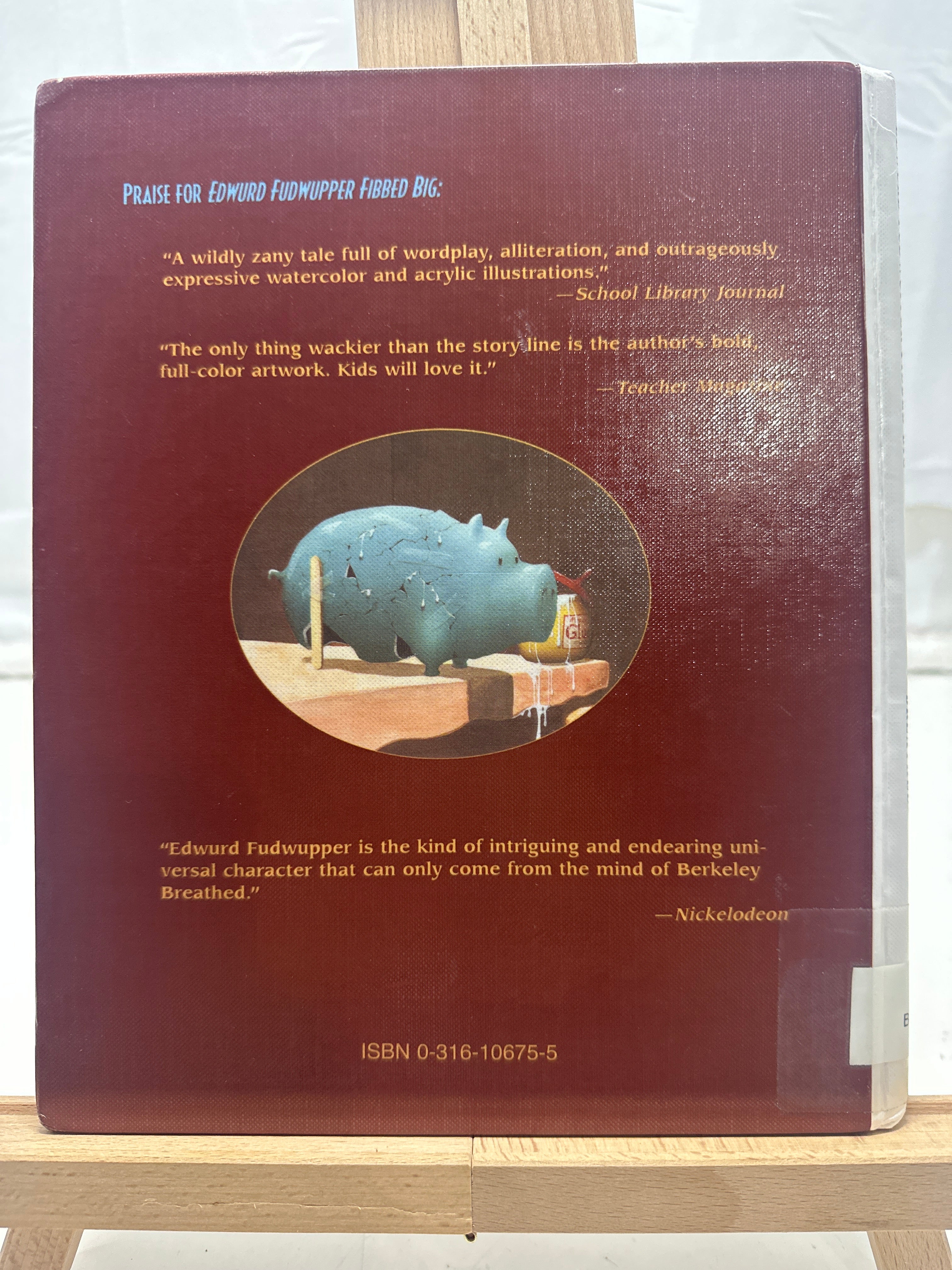 Edwurd Fudwupper Fibbed Big by Berke Breathed Hardcover
