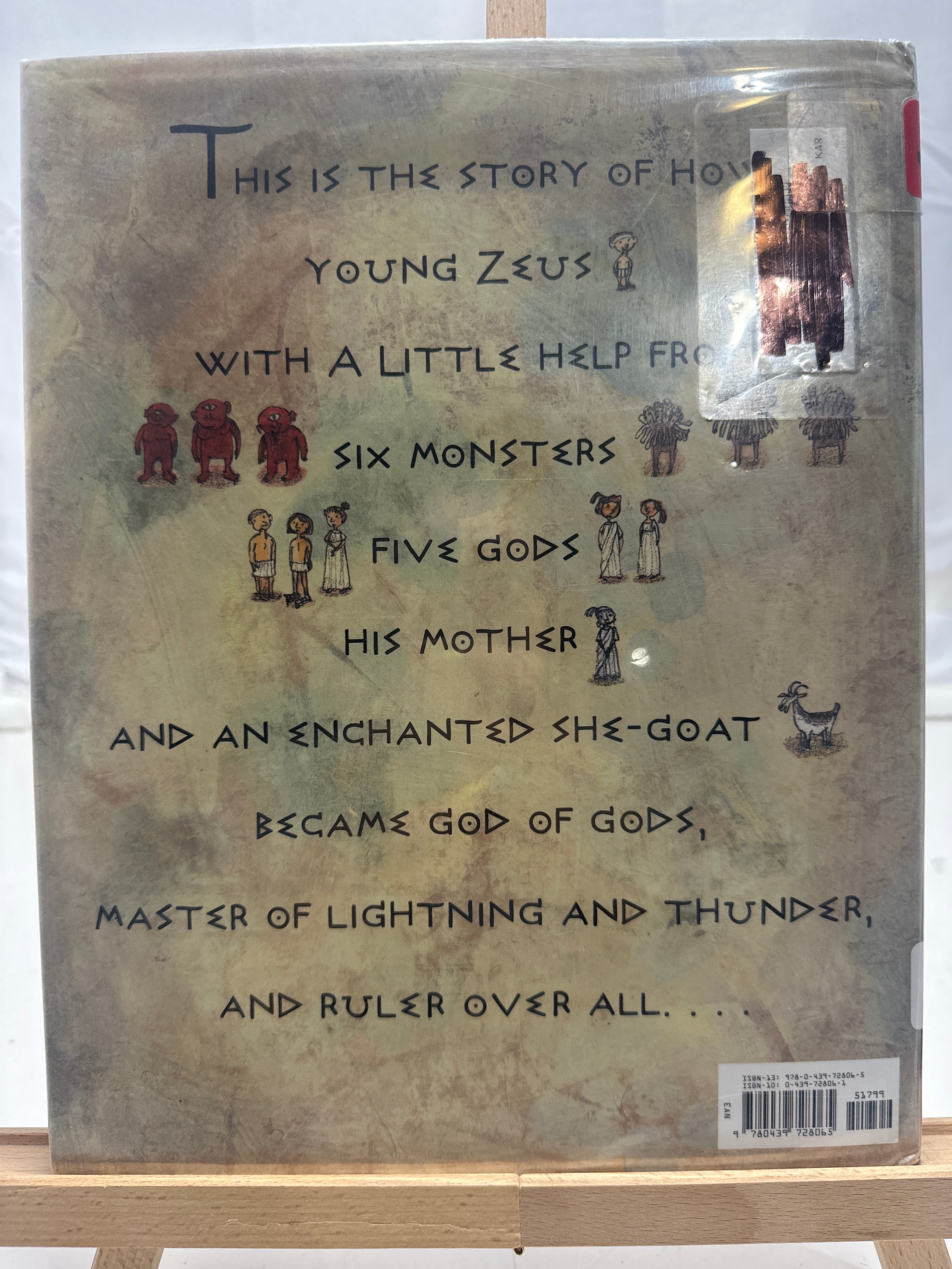 Young Zeus by G. Brian Karas Hardcover Children's Book