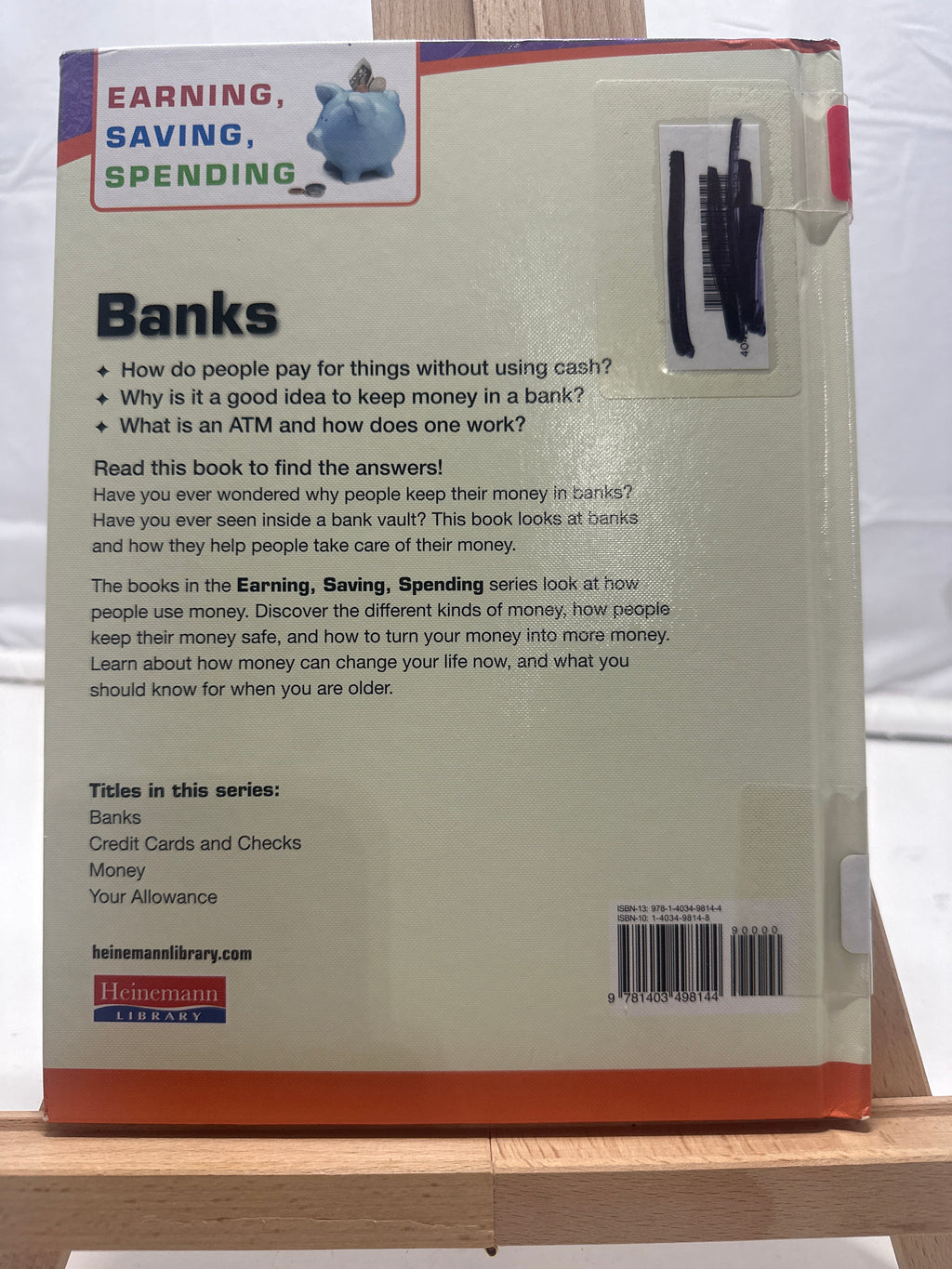 Banks (Earning, Saving, Spending) by Margaret Hall Hardcover