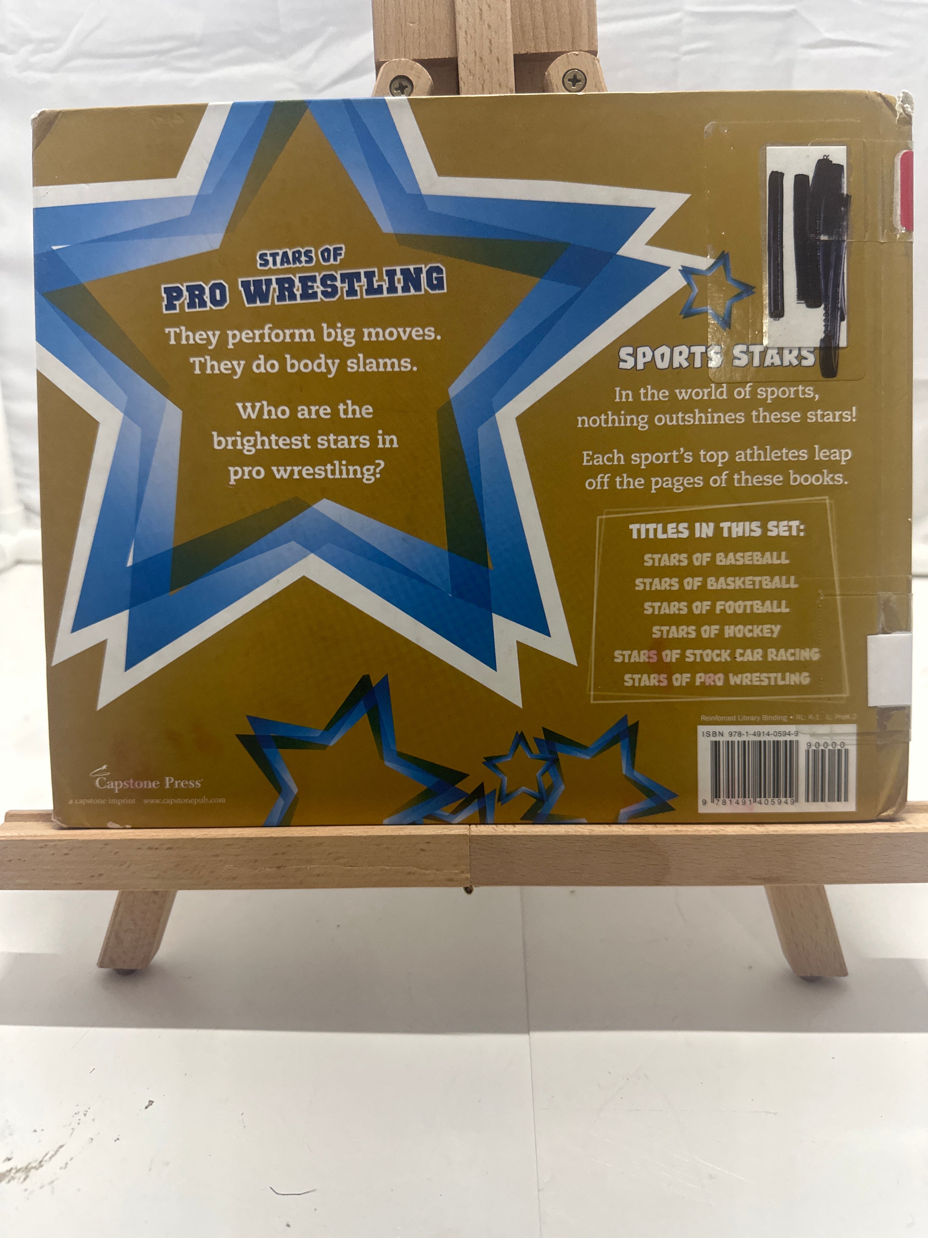Stars of pro wrestling by Mandy R. Marx Hardcover