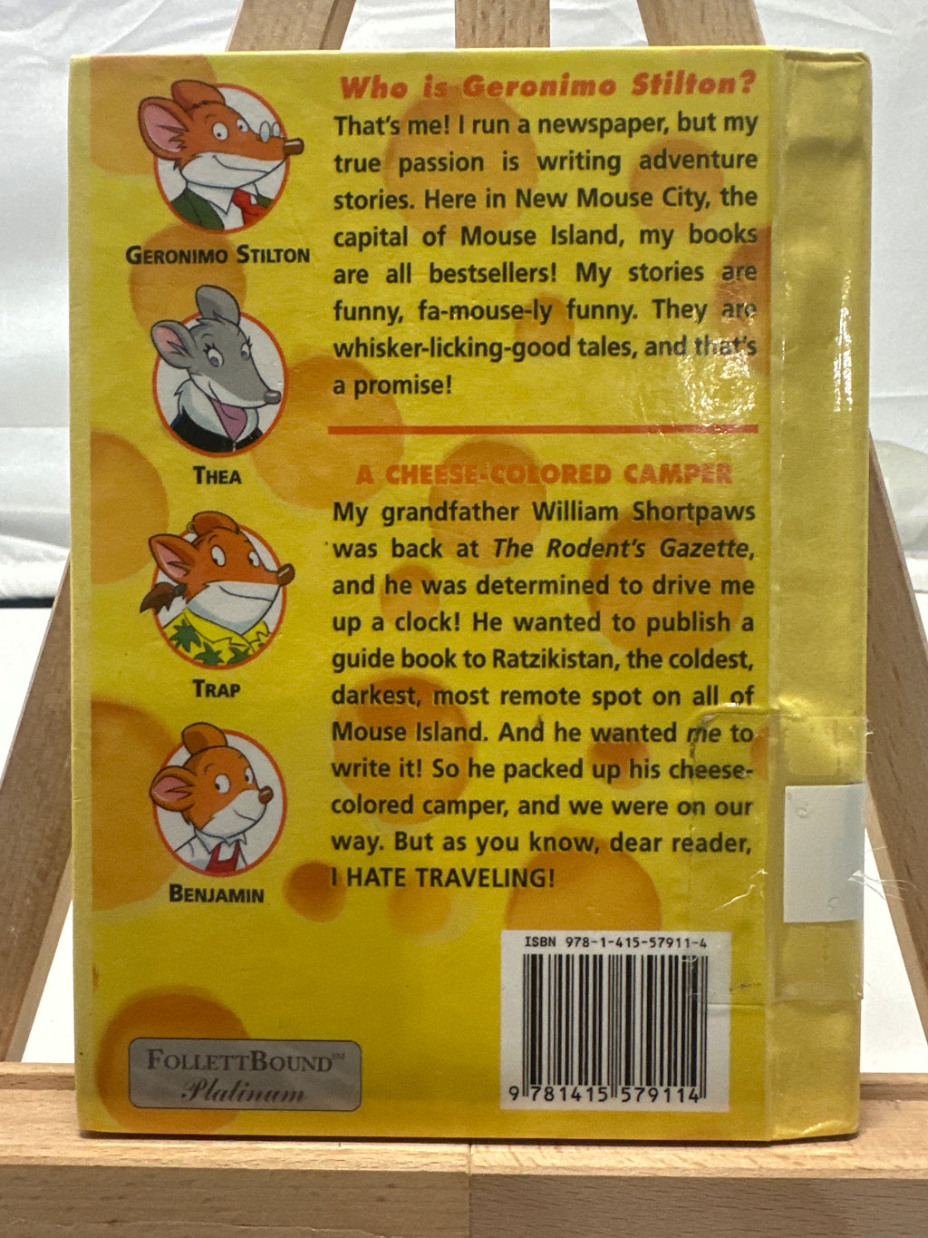A Cheese-colored Camper by Geronimo Stilton Hardcover