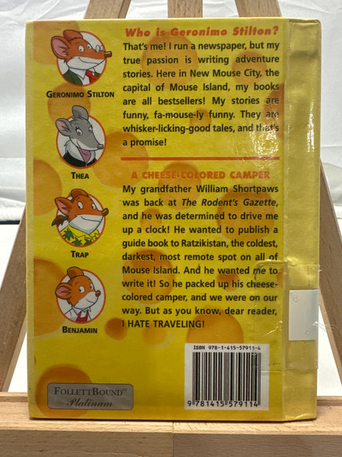 A Cheese-colored Camper by Geronimo Stilton Hardcover