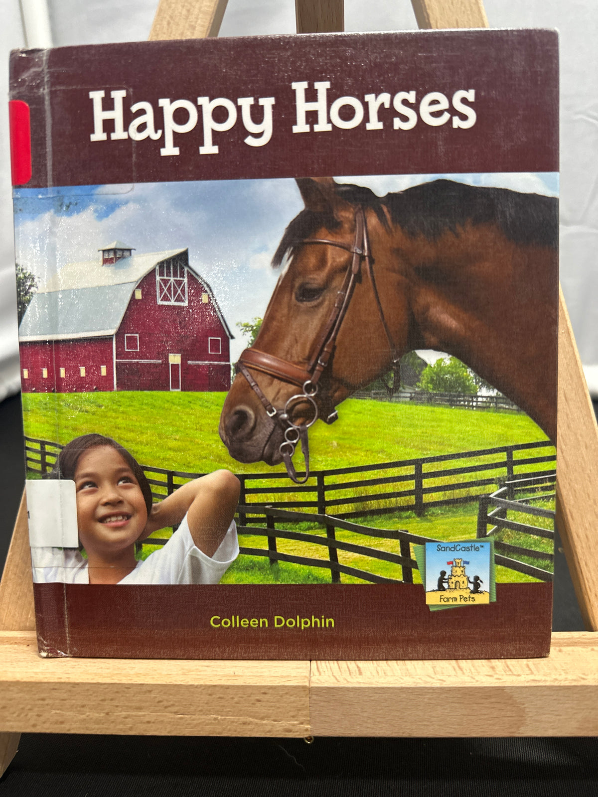 Happy horses by Colleen Dolphin Hardcover Children's Book