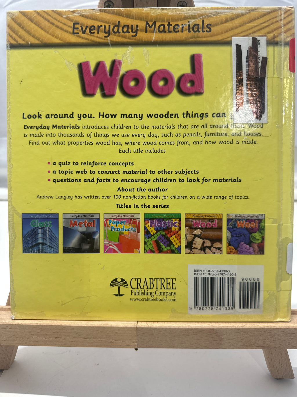 Wood by Andrew Langley Hardcover Children's Book