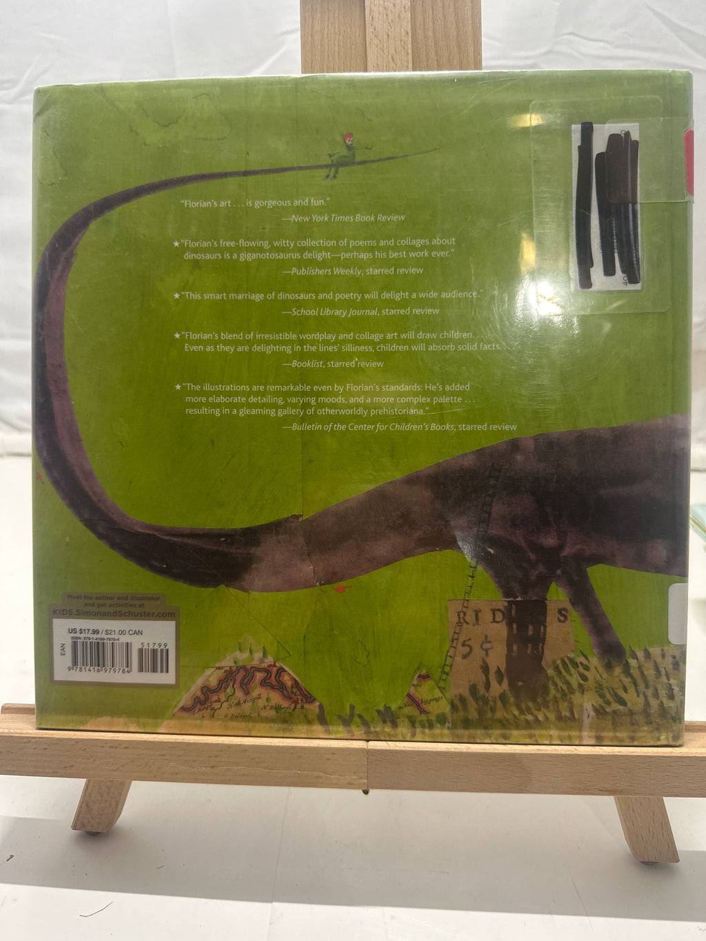 Dinothesaurus by Douglas Florian Hardcover Juvenile poetry.
