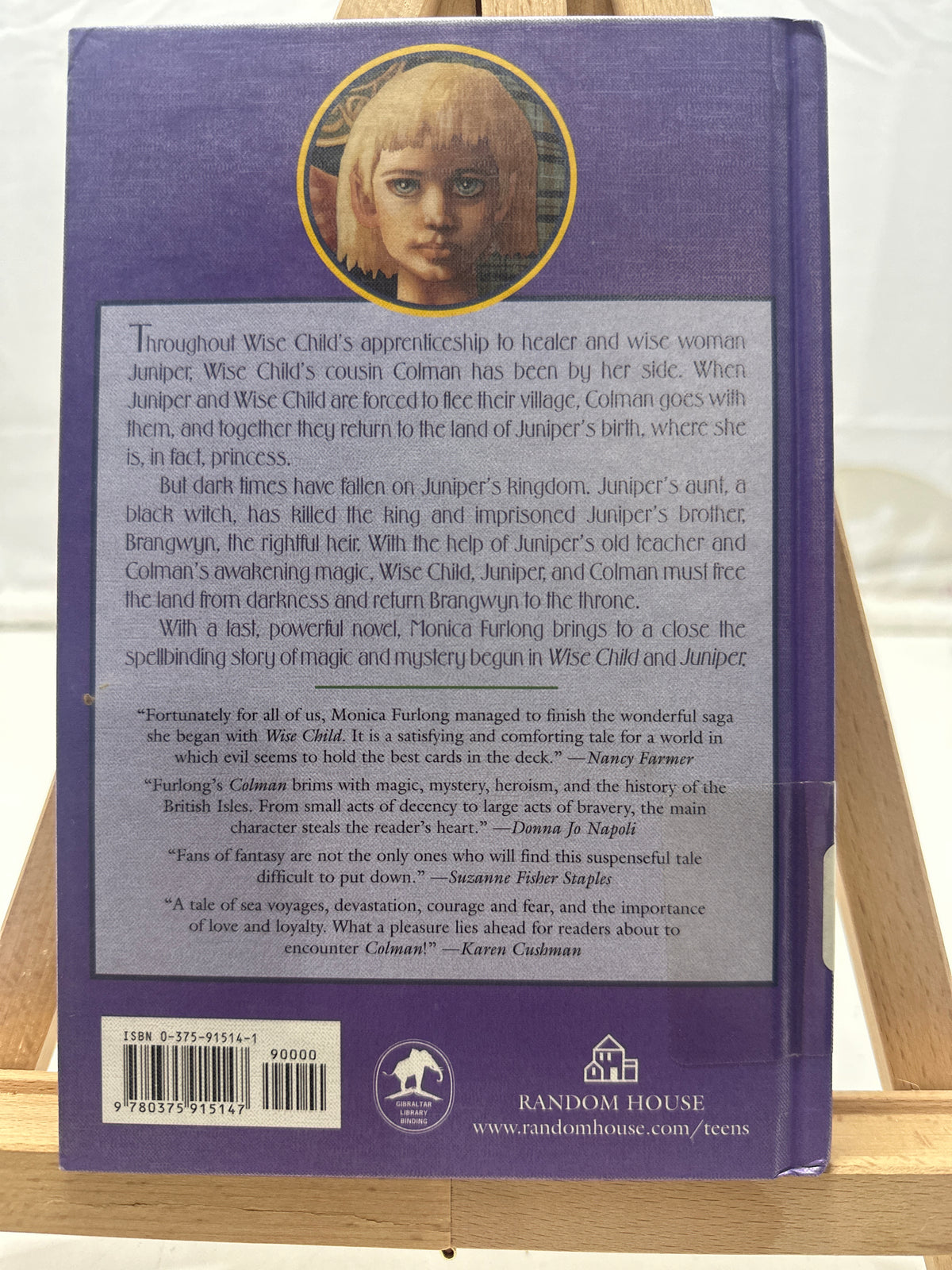 Colman by Monica Furlong Hardcover