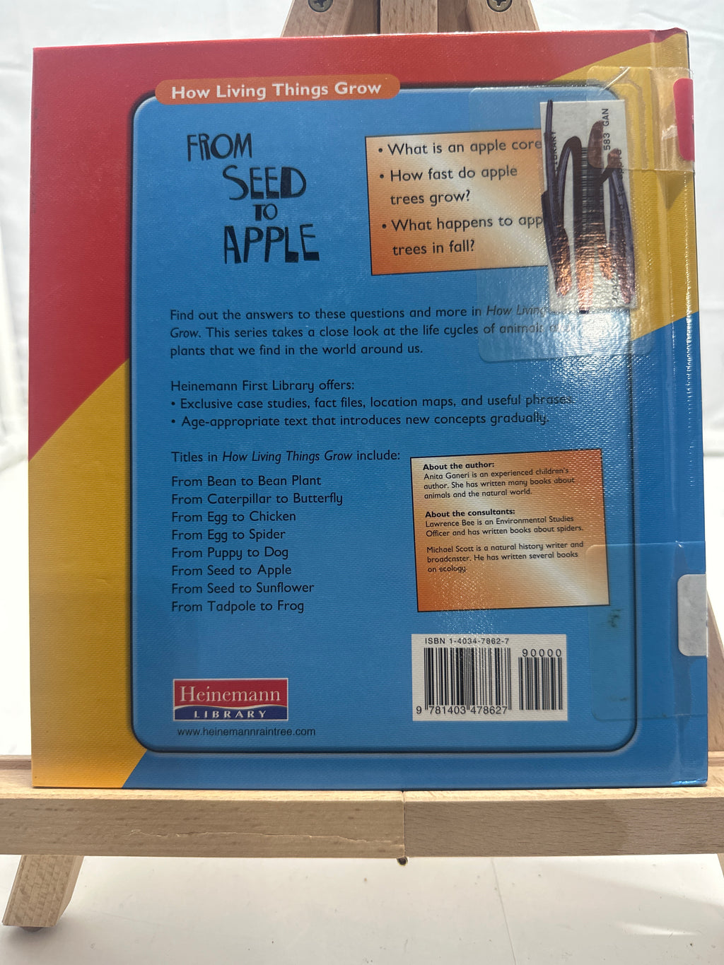 From Seed to Apple by Anita Ganeri Hardcover