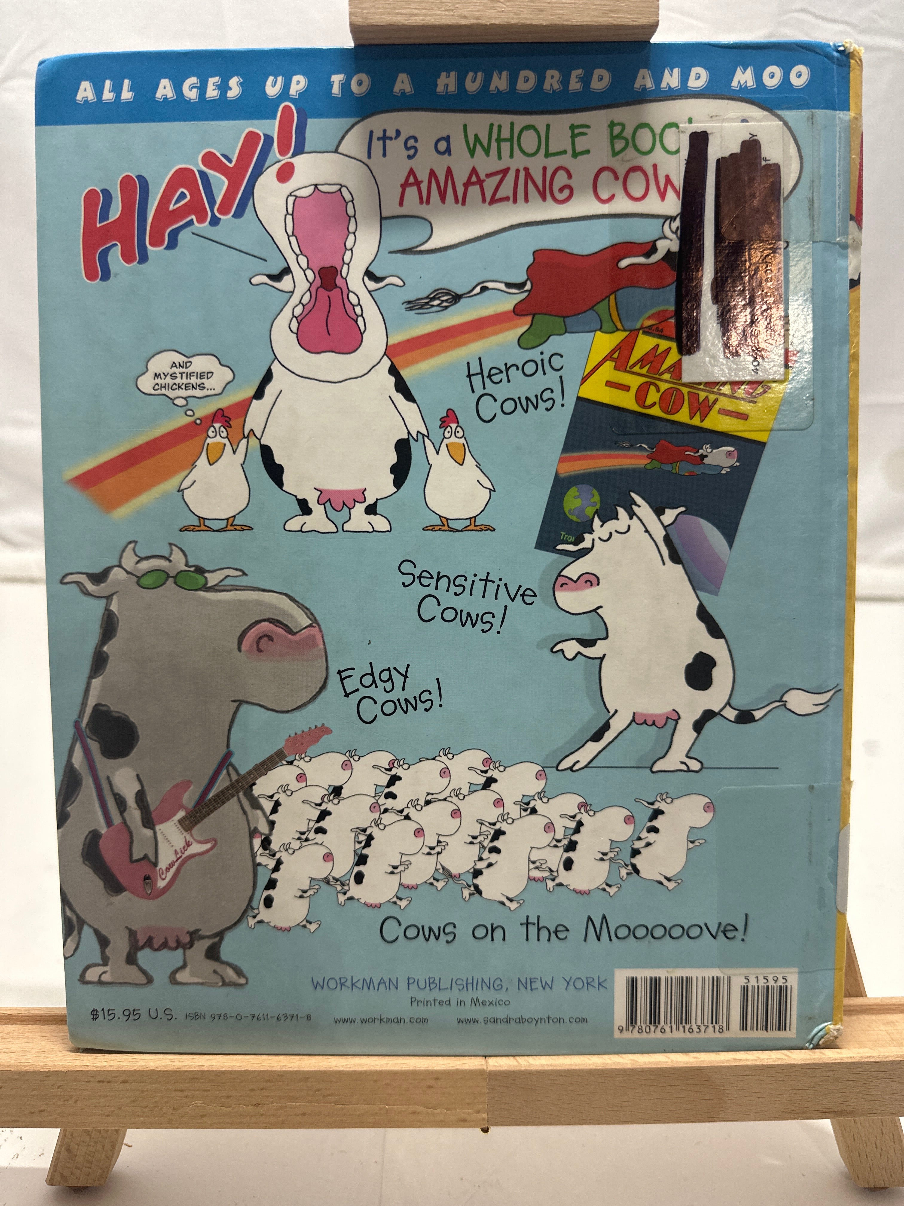 Amazing Cows by Sandra Boynton Hardcover