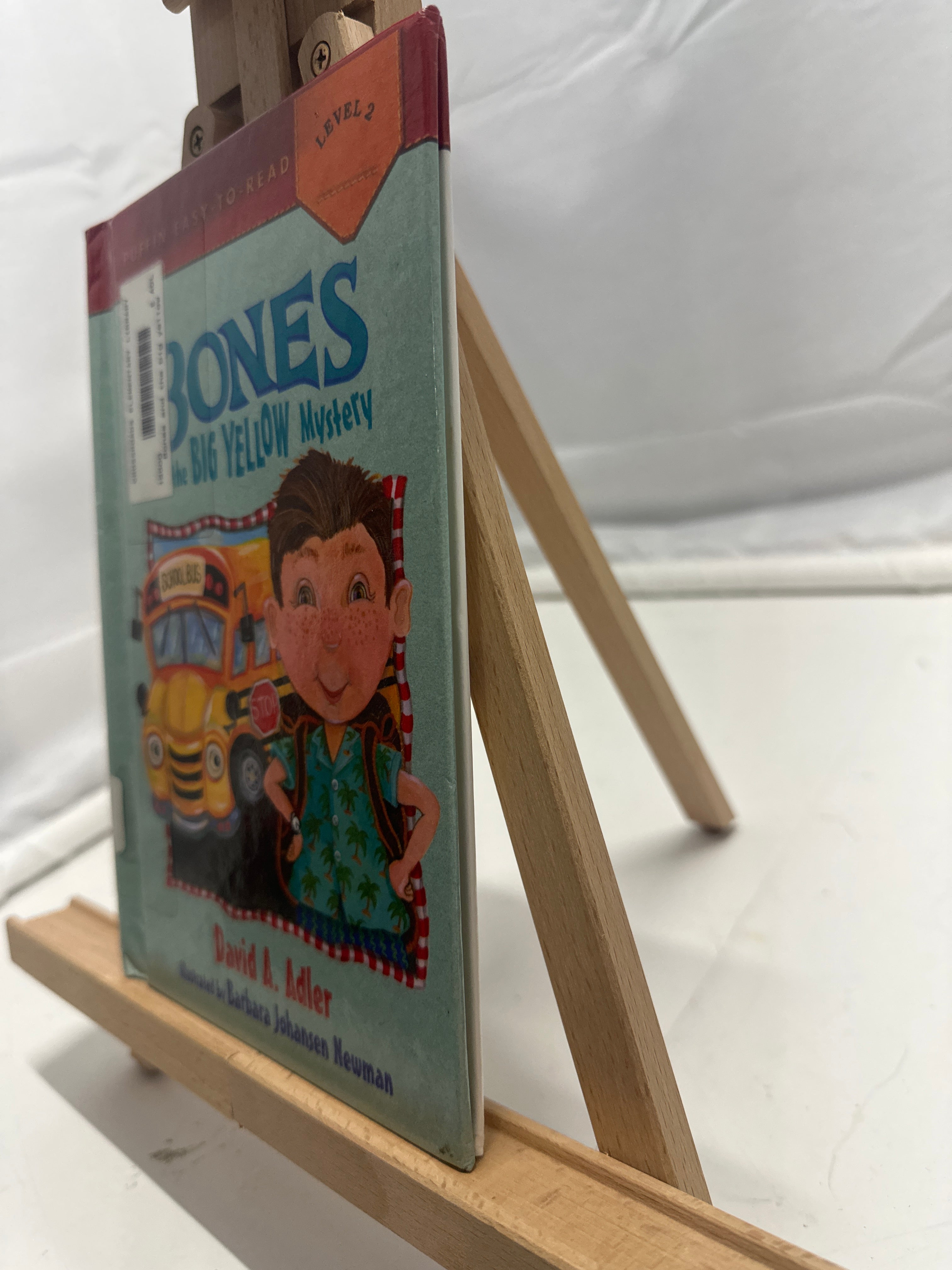 Bones and the Big Yellow Mystery by David A. Adler Hardcover
