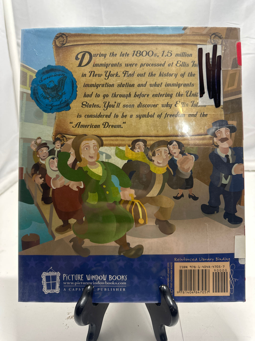 Ellis Island by Lori Mortensen Hardcover Children's Book