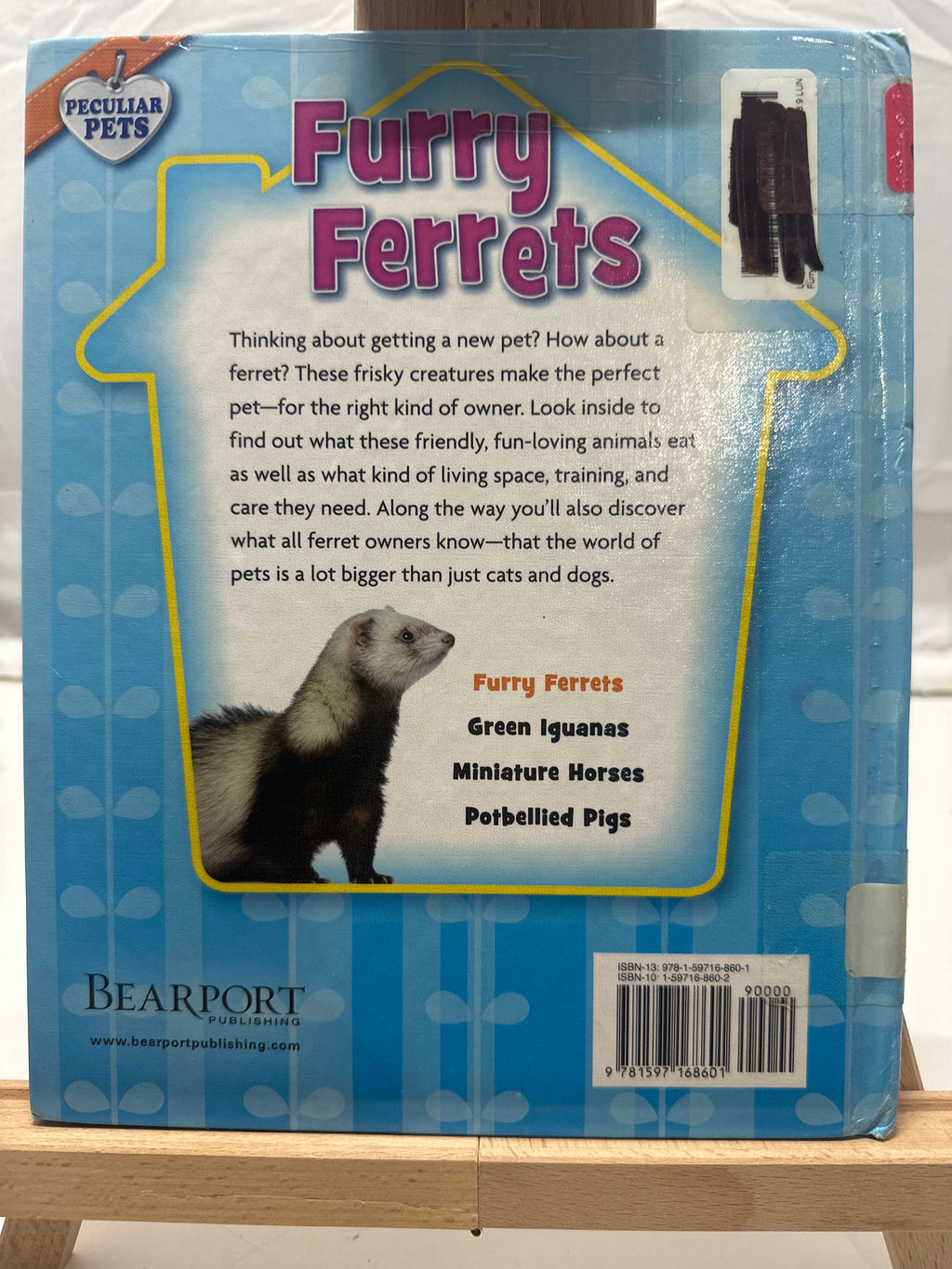 Furry ferrets by Natalie Lunis Hardcover Children's Book