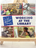 Working at the library by Katie Marsico Hardcover Children's Book