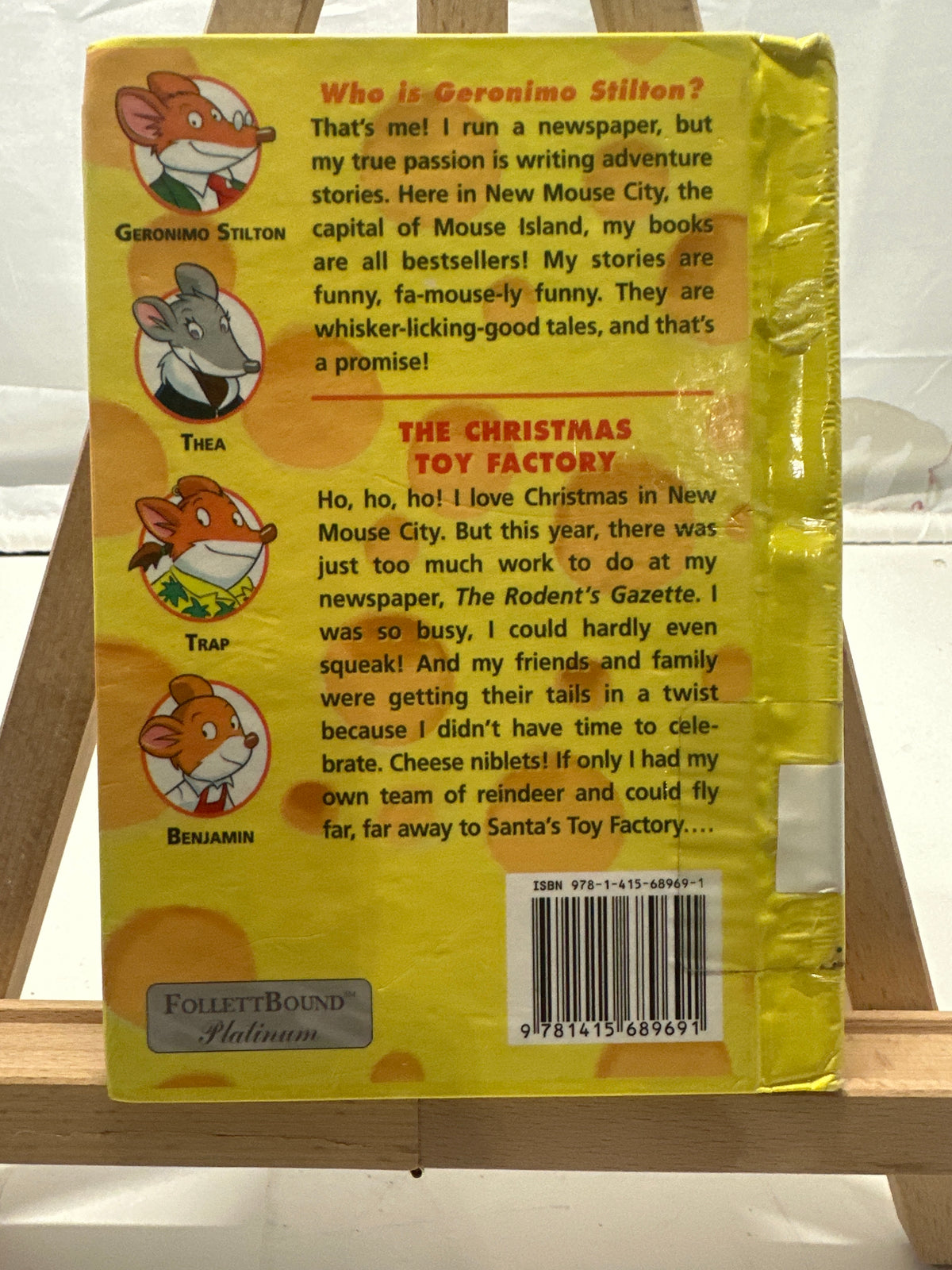 The Christmas Toy Factory by Geronimo Stilton Hardcover