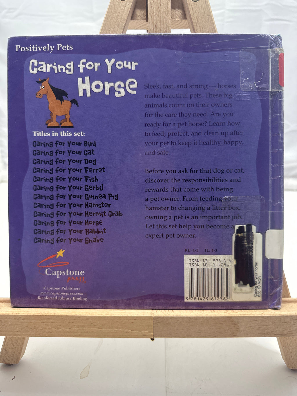 Caring for Your Horse by Erin Monahan Hardcover