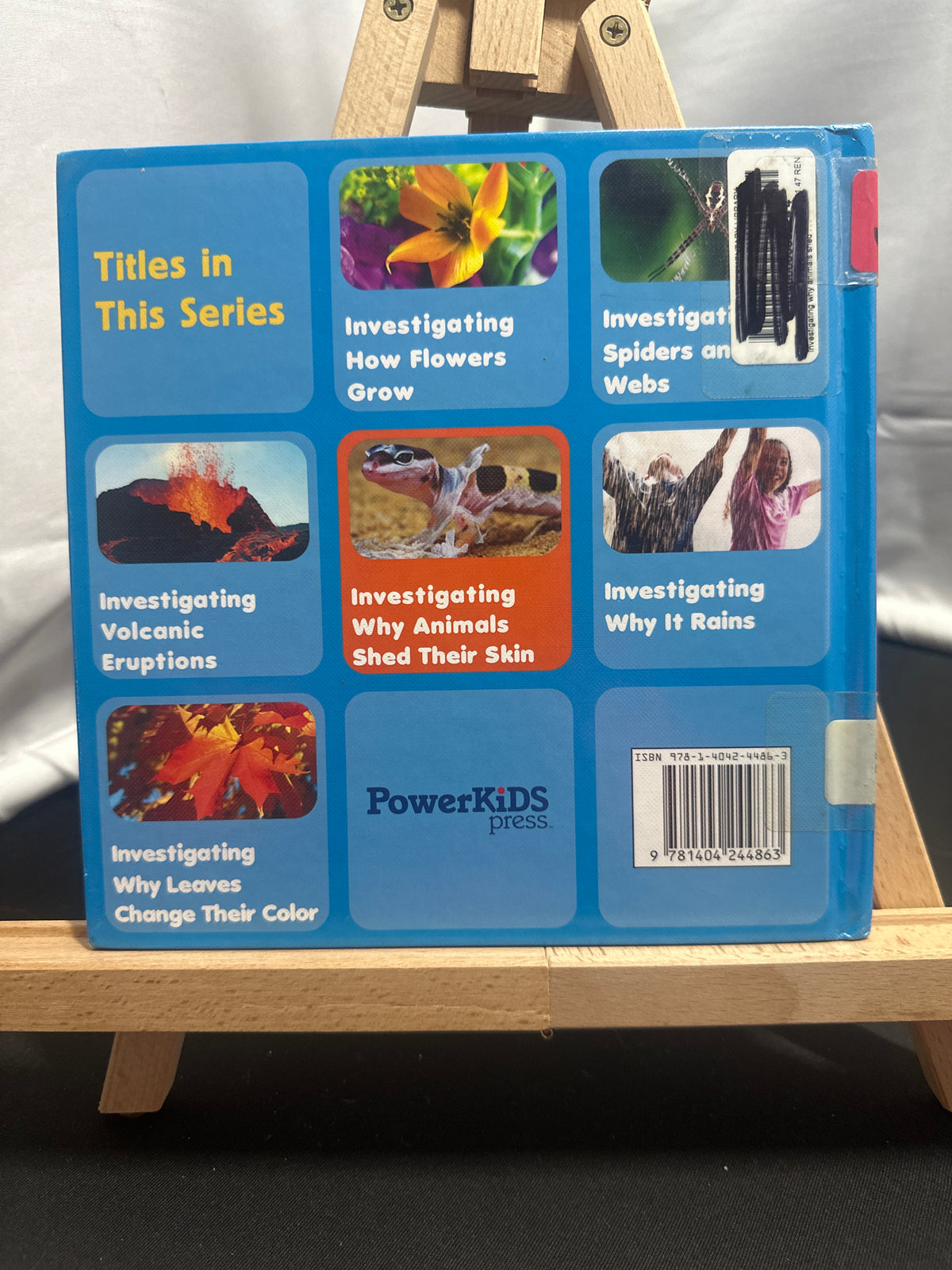 Investigating why animals shed their skin by Ellen René Hardcover Children's Bo