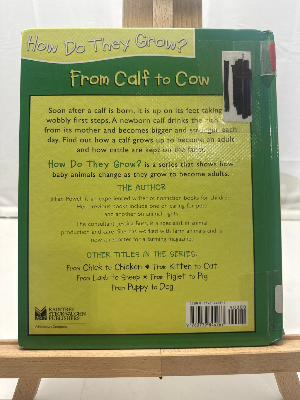 From Calf to Cow (Powell, Jillian. How Do They Grow?,) by Jillian Powell Hardcov