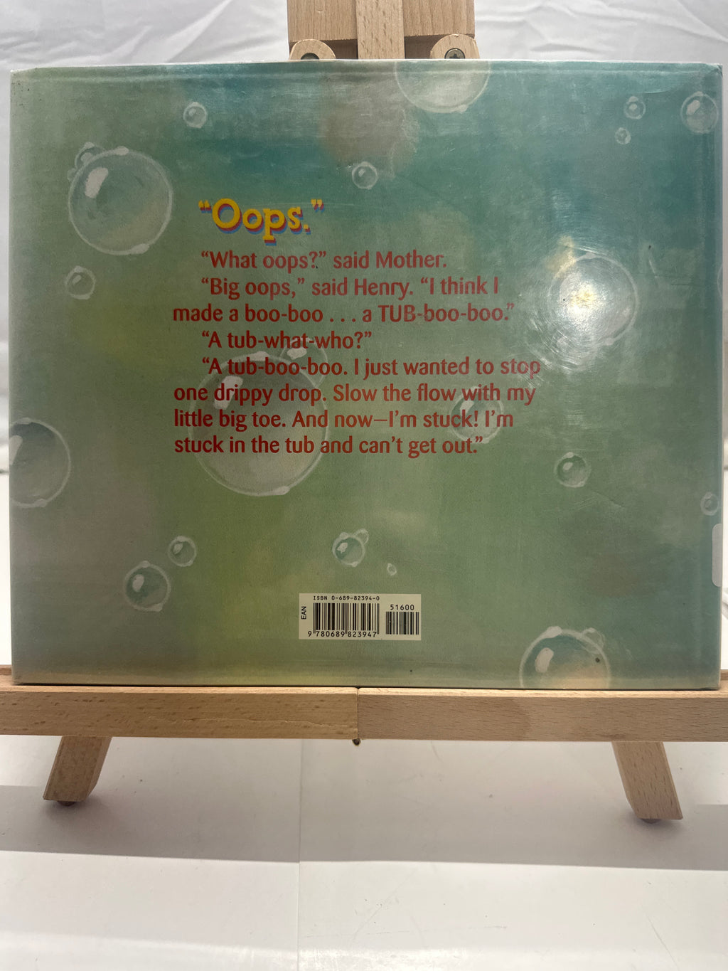 Tub-boo-boo by Margie Palatini Hardcover