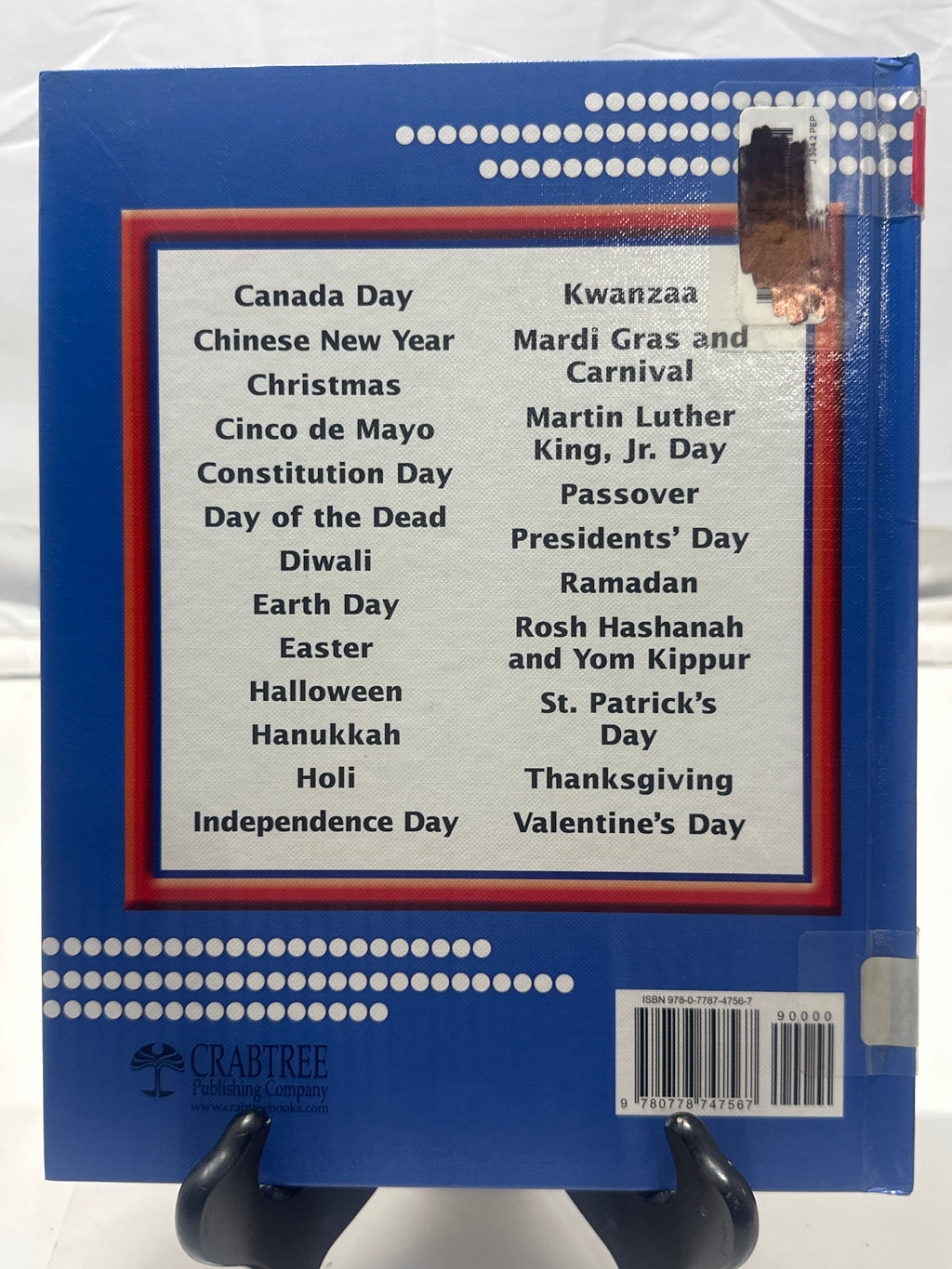 Presidents' Day by Lynn Peppas Hardcover Children's Book