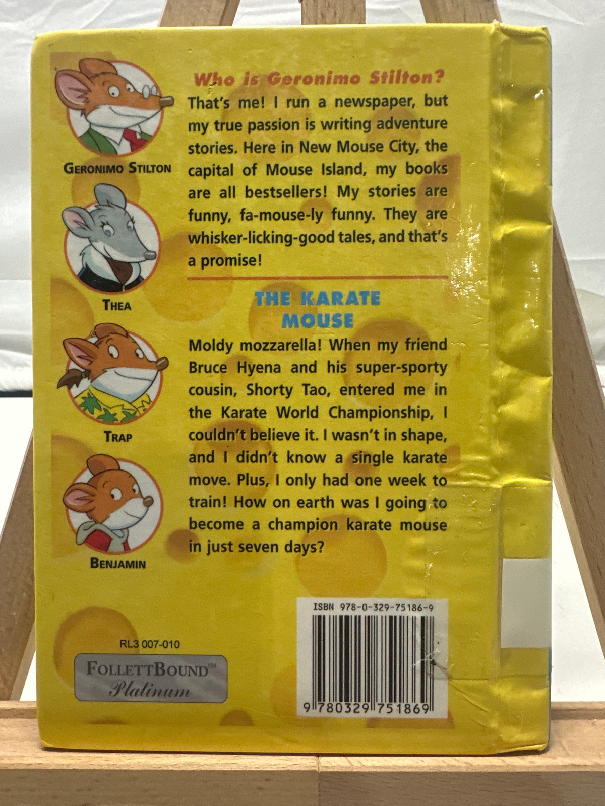 The Karate Mouse by Geronimo Stilton Hardcover