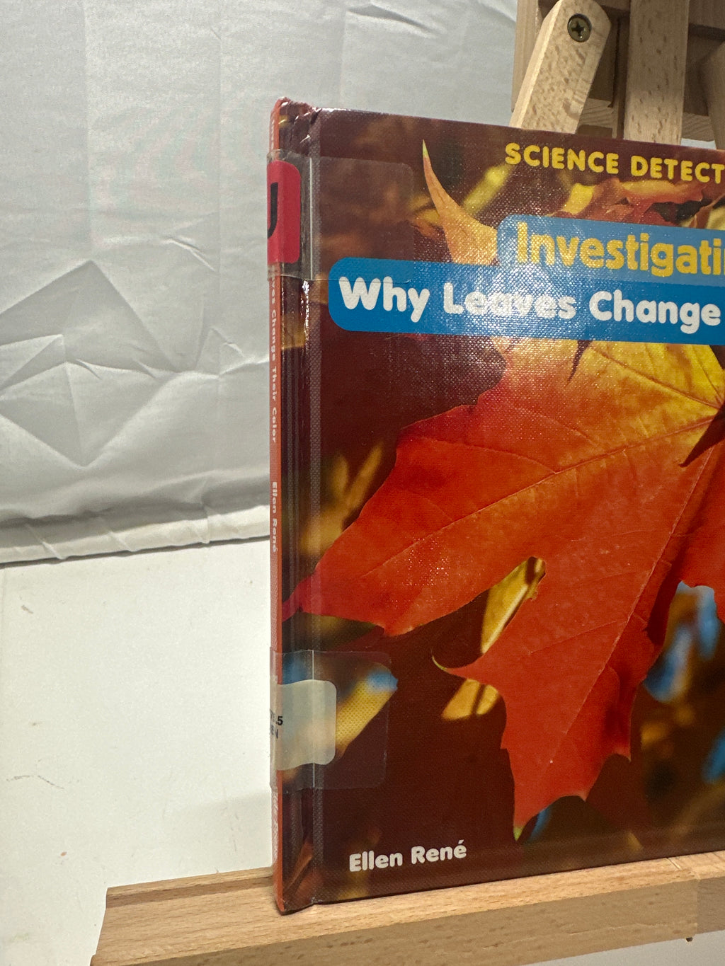 Investigating why leaves change their color by Ellen René Hardcover Children's