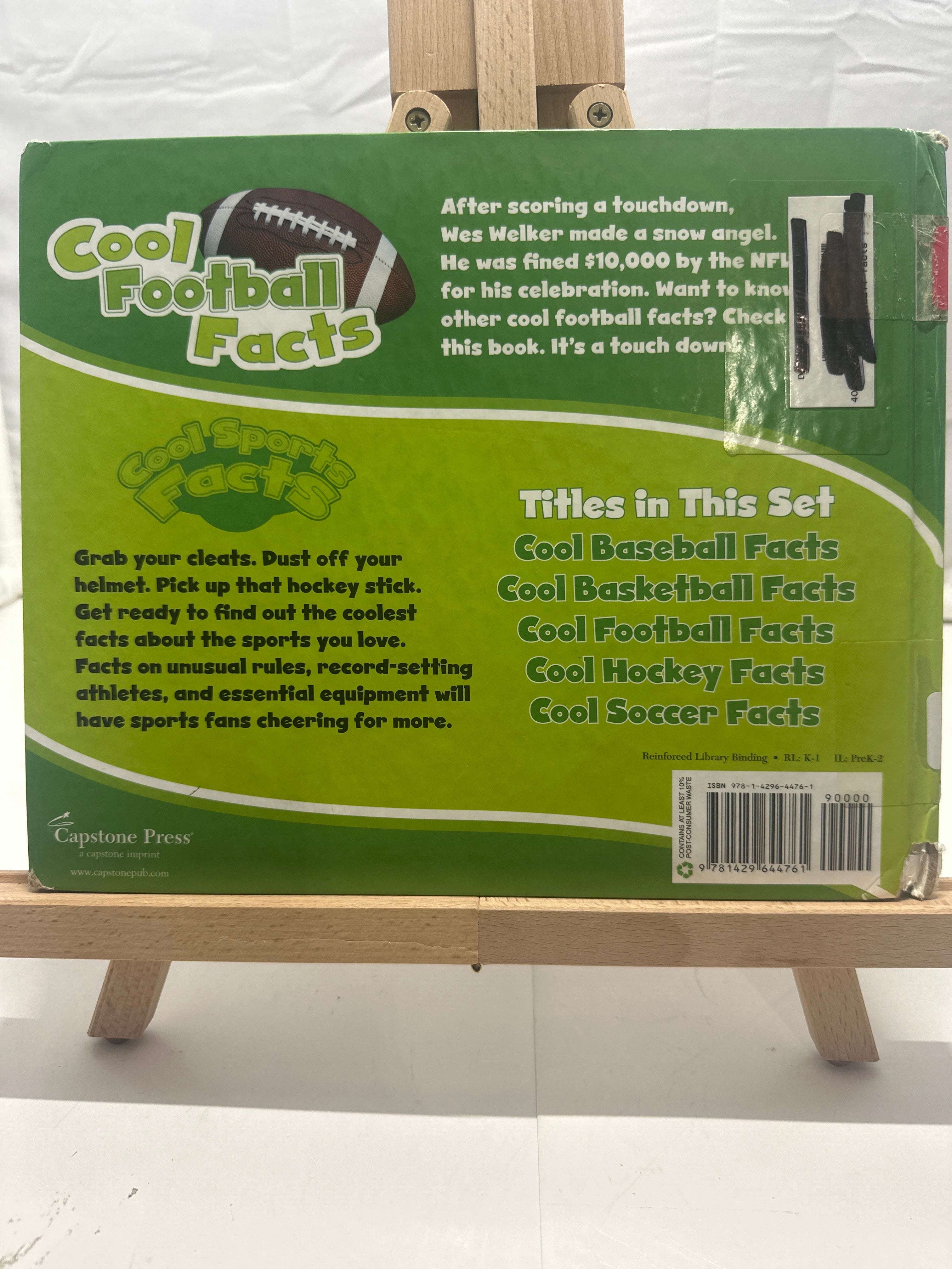 Cool Football Facts by Kathryn Clay Hardcover