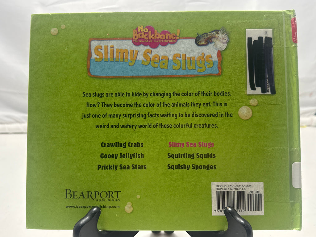 Slimy Sea Slugs (No Backbone! the World of Invertebrates) by Natalie Lunis Hardc